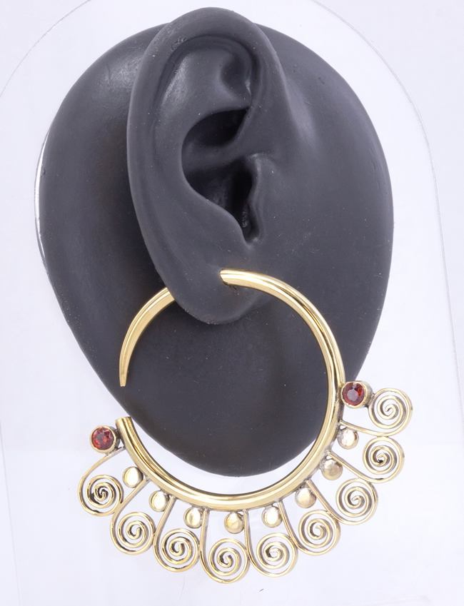 14g - 4g Bronze Indonesian EYOTA Hoop Earrings - Price Per 2