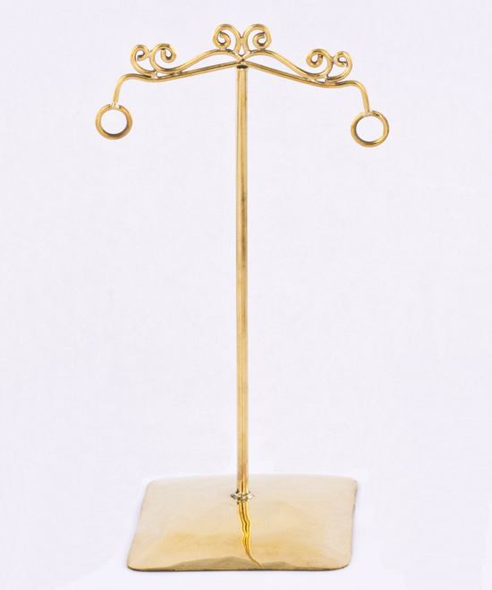 Simple Filigree Bronze Jewelry Display #3