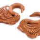 SARASWATI Swan Red Saba Wood Hanger 3mm-10mm - Price Per 1