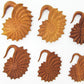 SEA SHELL Red Saba Wood Hanger 3mm-10mm - Price Per 1
