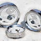 MOON SYNTHESIS PLUGS Double Flare Steel and Bone - 20mm - 34mm - Price Per 1