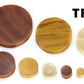 True Flat JackFruit Solid Wood Double Flare Tunnel