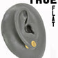 True Flat JackFruit Solid Wood Double Flare Tunnel