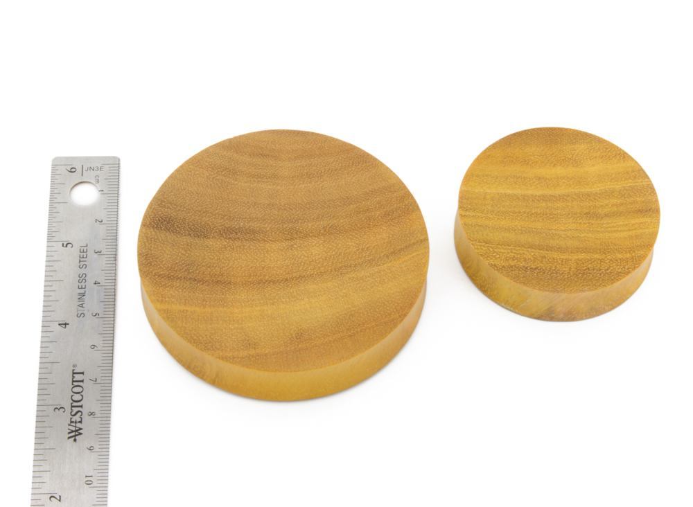 True Flat JackFruit Solid Wood Double Flare Tunnel