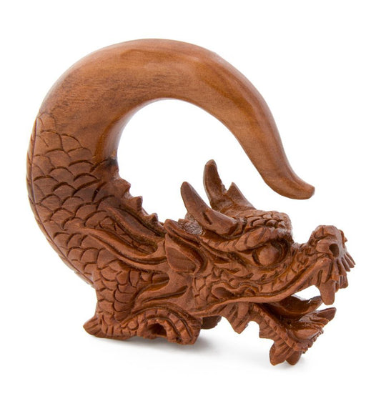 Ancient Protector Dragon Saba Wood Hanger - Price Per 1