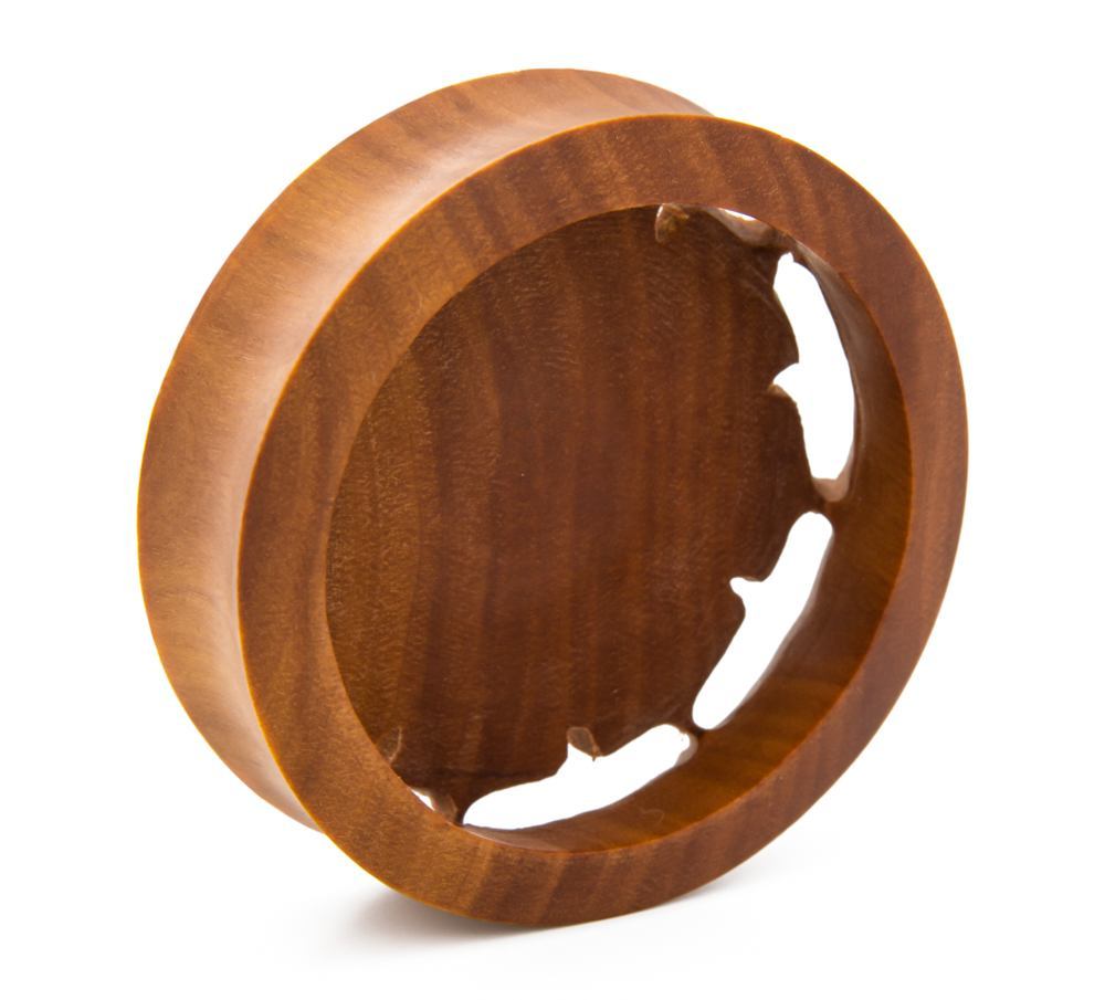 Spring Oasis Flower Saba Wood Hollow Plug Back