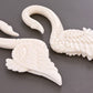 White Bone Swan Hanger — Price Per 1