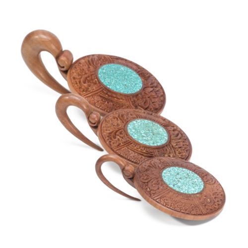Saba Wood Window of Life Hanger with Crushed Turquoise 3mm - 12mm – Price Per 1 Size Chart