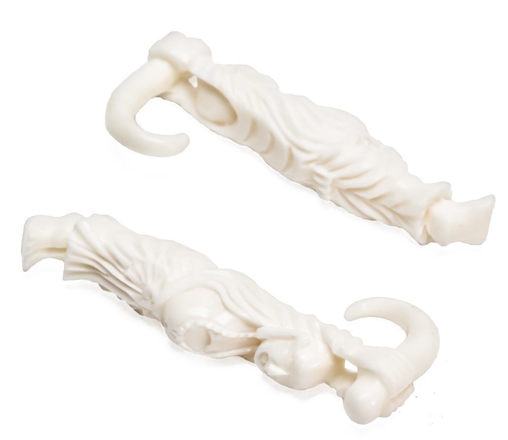 14g – 0g Hanging for Life Carved Bone Hanger – Price Per 1 Pair 2