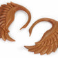 CYGNET SWAN Red Saba Wood Organic Body Jewelry - 3mm-12mm - Price Per 1