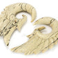 Tamarind Wood Hanger Wings - Natural Body Jewelry Price Per 1