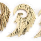 Tamarind Wood Hanger Wings - Natural Body Jewelry Price Per 1
