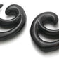 DEKU Shield Kayu Areng/Black Wood Earrings Body Jewelry - Price Per 1