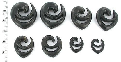 DEKU Shield Kayu Areng/Black Wood Earrings Body Jewelry - Price Per 1 - Painful Pleasures