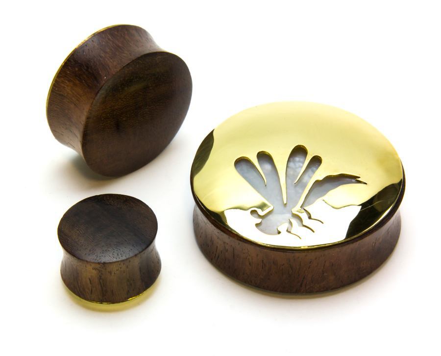 Hornet Negative Space Art Plugs - 12mm-38mm - Sold in Pairs
