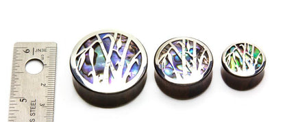 Bamboo Negative Space Art Plugs - 12mm-34mm - Price Per 2 - Painful Pleasures