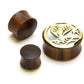 Insect Negative Space Art Plugs (12-24mm, Sold in Pairs)