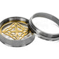 Intan Brass Insert with Stainless Steel Insert-Ability Tunnel - Price Per 1 Insert Out
