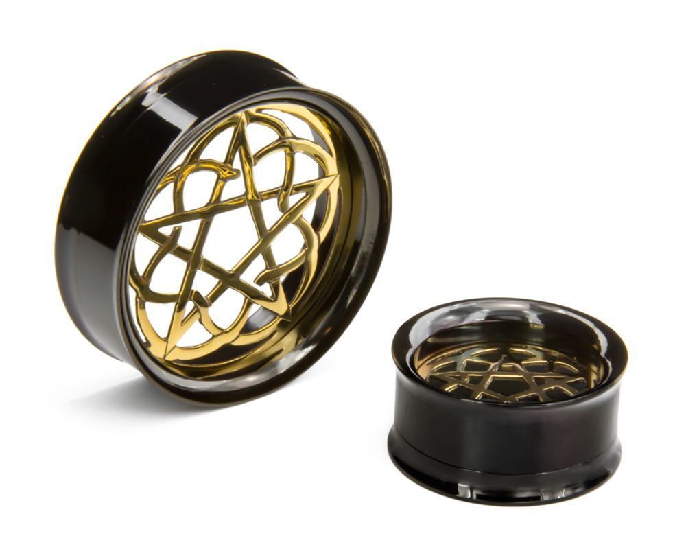 Bambang Brass Insert with Black PVD Coated Steel Insert-Ability Tunnel - Price Per 1