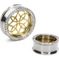 Lestari Brass Insert with Square Stone Insert-Ability Tunnel - Price Per 1