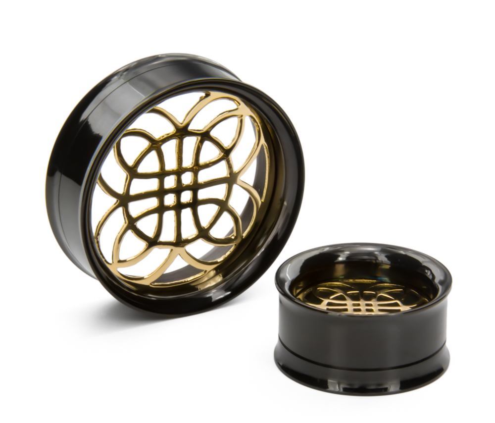 Budi Brass Insert with Black PVD Coated Steel Insert-Ability Tunnel - Price Per 1
