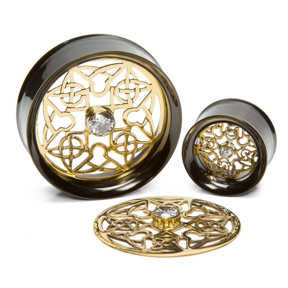 Putri Brass Insert with Black PVD Coated Steel Insert-Ability Tunnel - Price Per 1