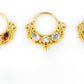 18g Gold Plated Septum or Earring Jewelry
