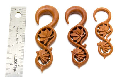 Adaptation Lotus Saba Wood Hanger - Price Per 1 - Painful Pleasures