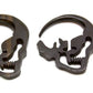 Areng Wood Shadow Skull Hanger - Price Per 1