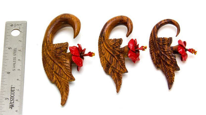 Paradise Found Red Tiger Wood Hanger - Price Per 2 - Painful Pleasures