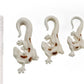 Lucky Lizard Natural Organic BONE Body Jewelry - Price Per 2