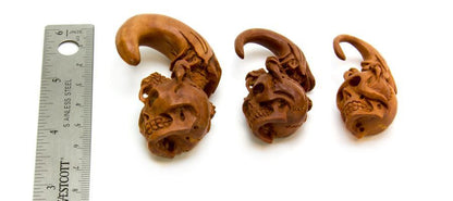 CLAW of DEATH Saba Wood Organic Hanger Price Per 1 - Painful Pleasures