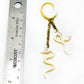 Snake Charmer Mother of Pearl Large Gauge Dangle Earrings - Price Per 2