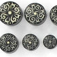 Bone Dust Design Inlay Horn - Organic Plugs 12mm - 24mm - Price Per 1