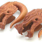 Dragons Head Red Saba Wood Natural Organic Body Jewelry 4mm - 14mm - Price Per 1