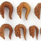 Barong Red Saba Wood Natural Organic Body Jewelry 4mm - 14mm - Price Per 1