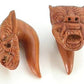 BOMA Red Saba Wood Natural Organic Wholesale Body Jewelry 4mm - 14mm - Price Per 1