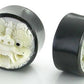 Barong Face Carved Bone Inlayed on Horn Organic Plug Body Jewelry 14mm - 24mm - Price per 1
