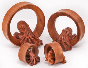 3D OCTOPUS on SABA Wood Tunnel 20mm up to 50mm - Price Per 1 - Painful Pleasures