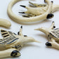 Gannet Diving Bird Organic Crocodile Wood Ear Hangers - 3mm-12mm - Price Per 2 - Painful Pleasures