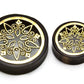 Brass Snowflake Sono Wood Plug — Price Per 1