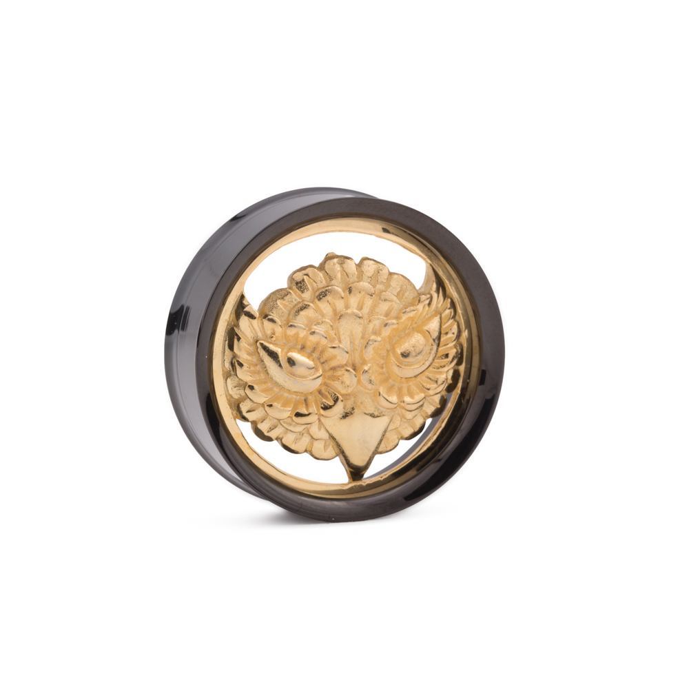 Gold Plated Brass Owl Insert Only – Size Chart