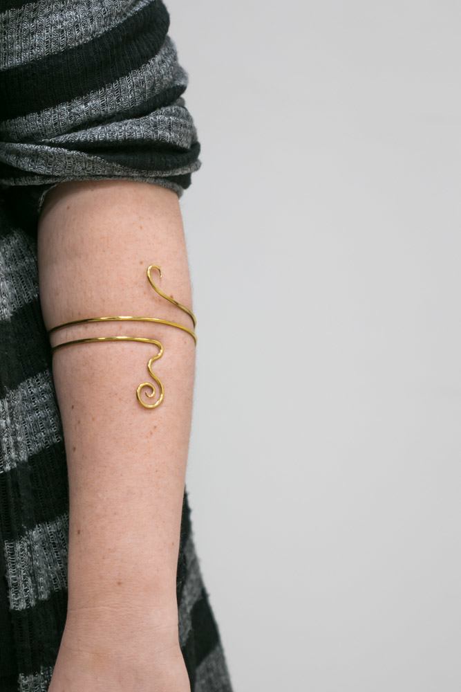 Polished Brass Arm Band