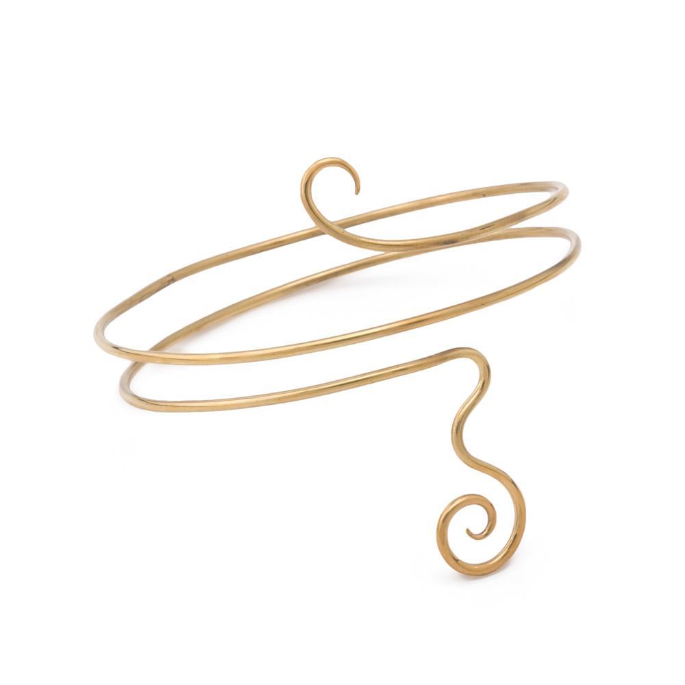 Polished Brass Arm Band