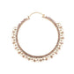 18g Brass and Copper Bead Hoop Earrings — Price Per 2