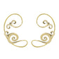 Polished Brass Spiral Filigree Ear Wrap – Price Per 2