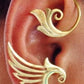 Polished Brass Seraph’s Wing Ear Wrap – Detail