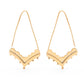18g Boho Bell-Shaped Earrings with Beaded Ornament — Price Per 2