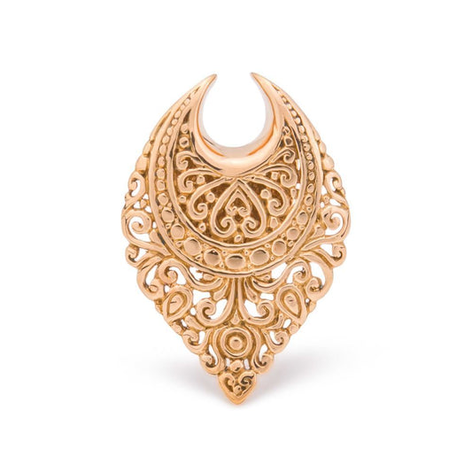 Teardrop Filigree Brass Saddle Hanger— Price Per 2