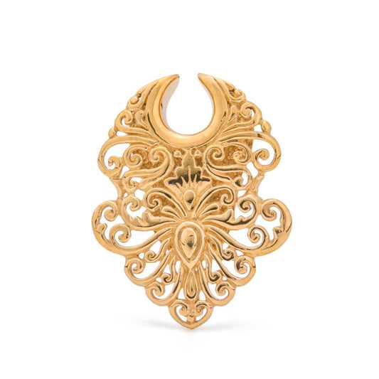 Arrow-Shaped Filigree Brass Saddle Hangers — Price Per 2